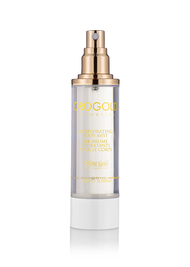 OROGOLD White Gold 24K Hydrating Body Mist without cap